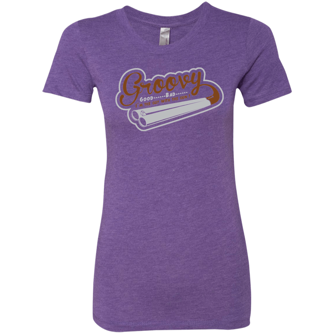 T-Shirts Purple Rush / S The Guy With The Gun Women's Triblend T-Shirt