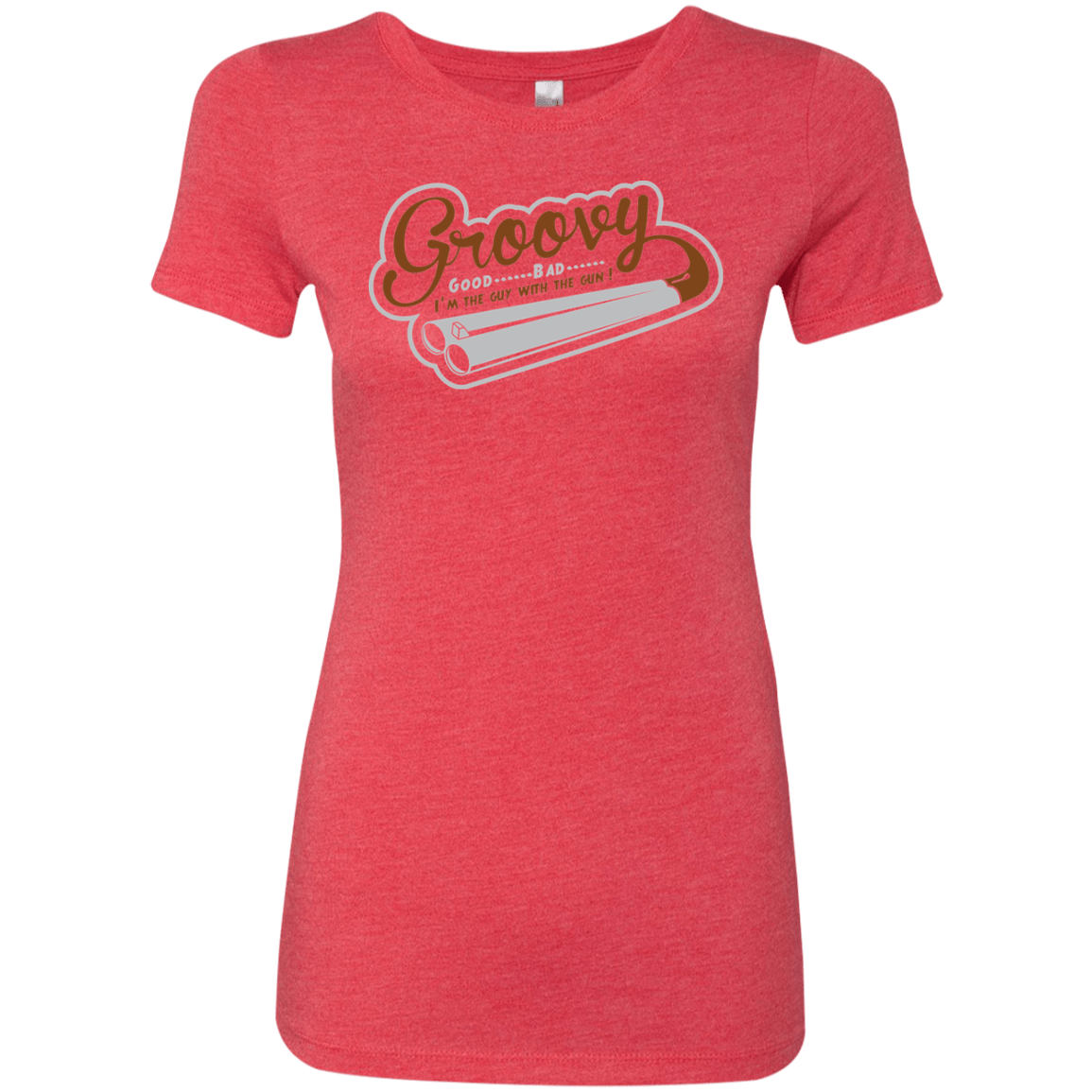 T-Shirts Vintage Red / S The Guy With The Gun Women's Triblend T-Shirt