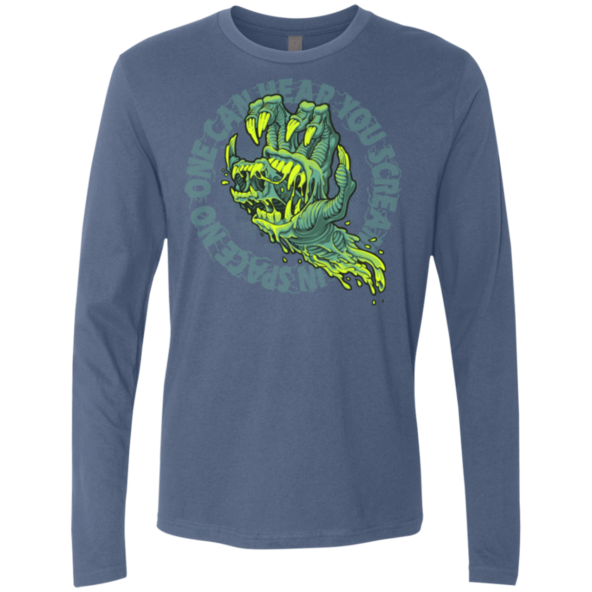 T-Shirts Indigo / Small The Hand That Feeds Men's Premium Long Sleeve