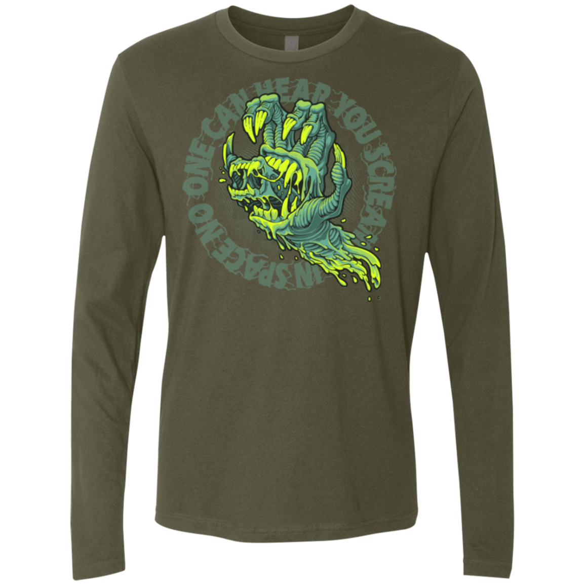 T-Shirts Military Green / Small The Hand That Feeds Men's Premium Long Sleeve