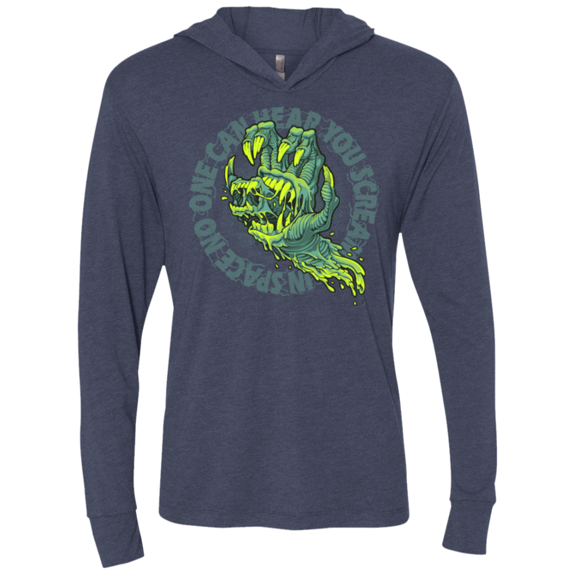 T-Shirts Vintage Navy / X-Small The Hand That Feeds Triblend Long Sleeve Hoodie Tee