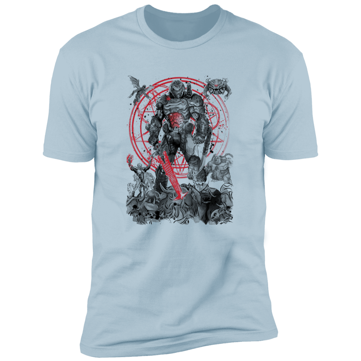 T-Shirts Light Blue / S The Hell Walker Men's Premium T-Shirt