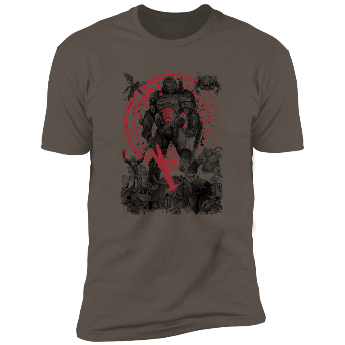 T-Shirts Warm Grey / S The Hell Walker Men's Premium T-Shirt