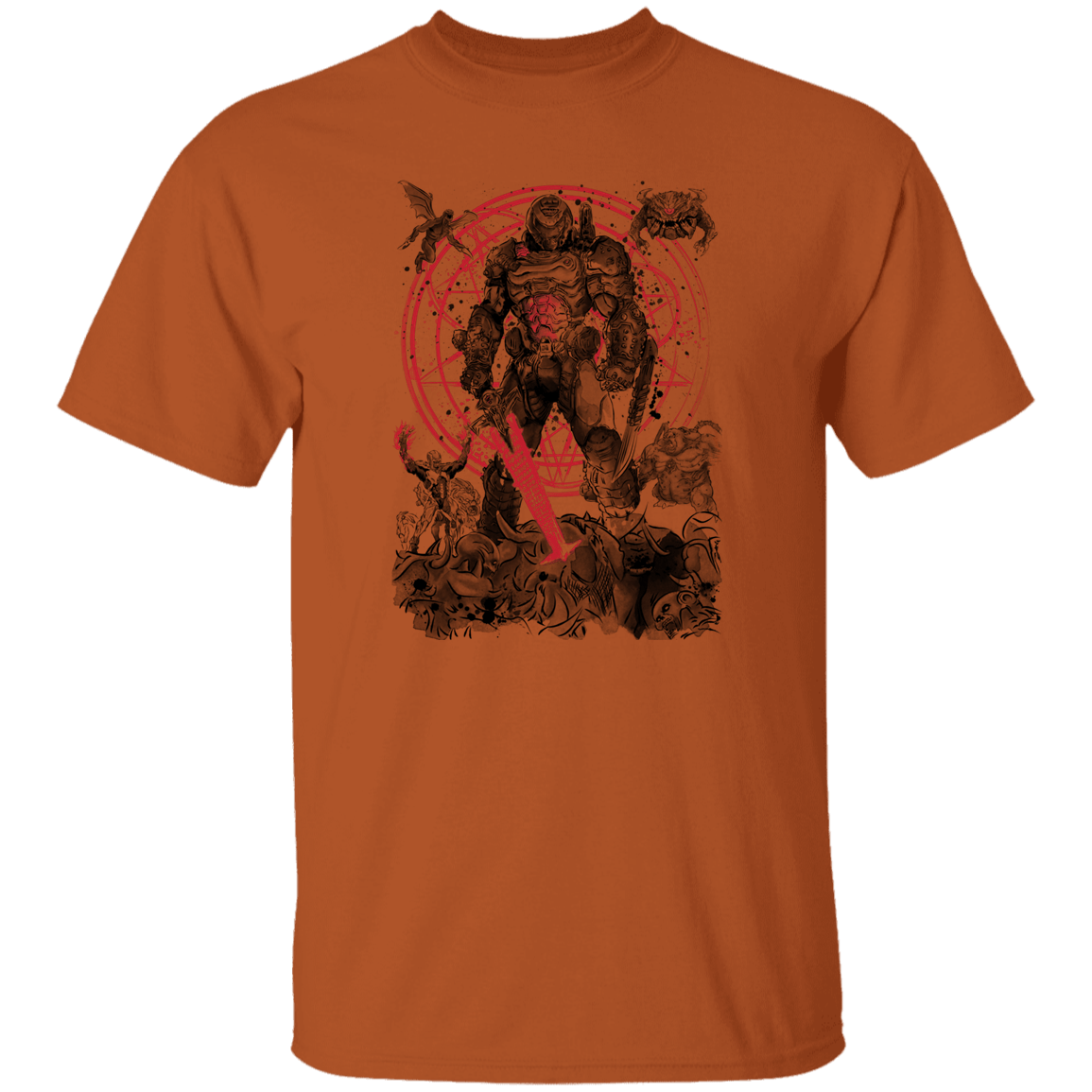 T-Shirts Texas Orange / S The Hell Walker T-Shirt