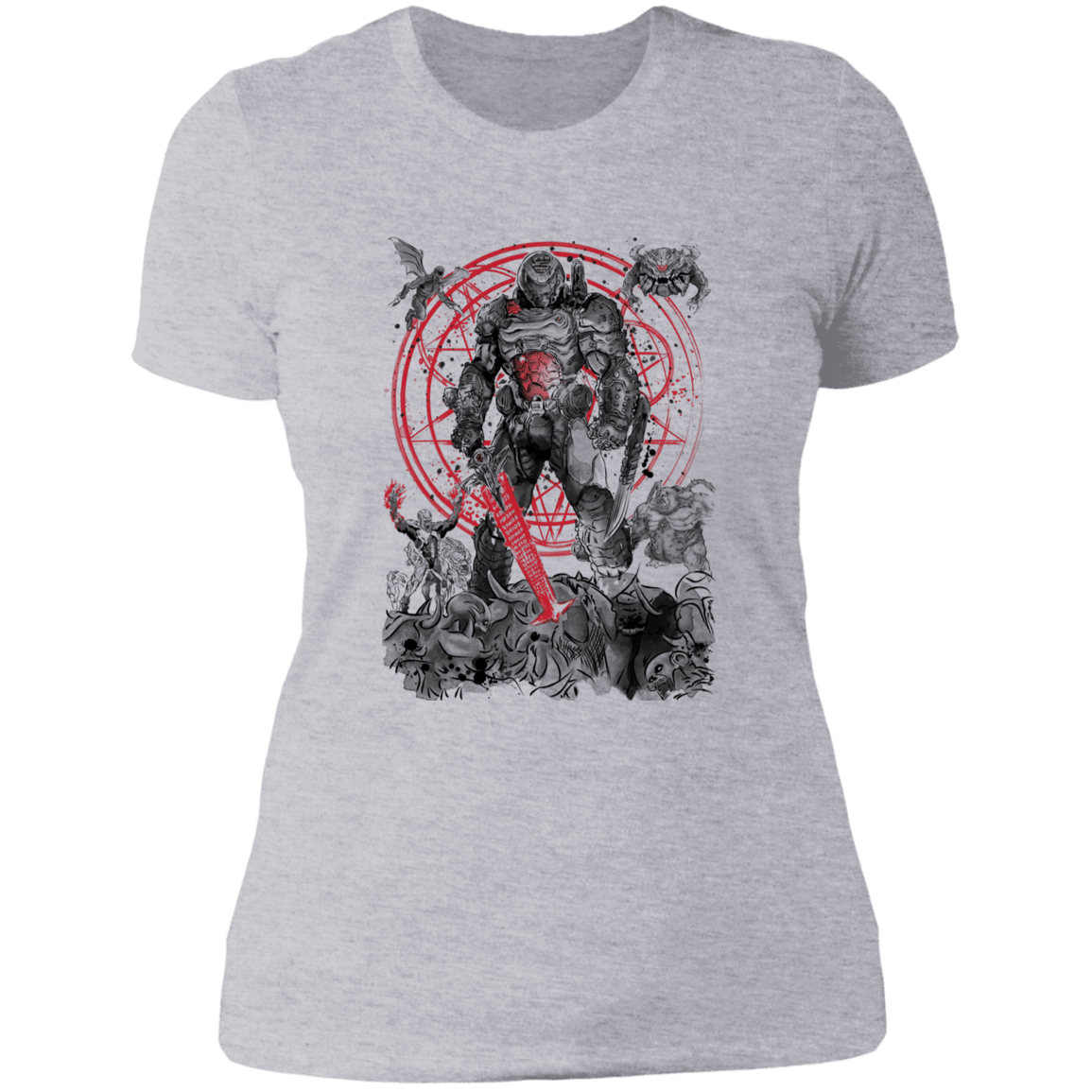 T-Shirts Heather Grey / S The Hell Walker Women's Premium T-Shirt
