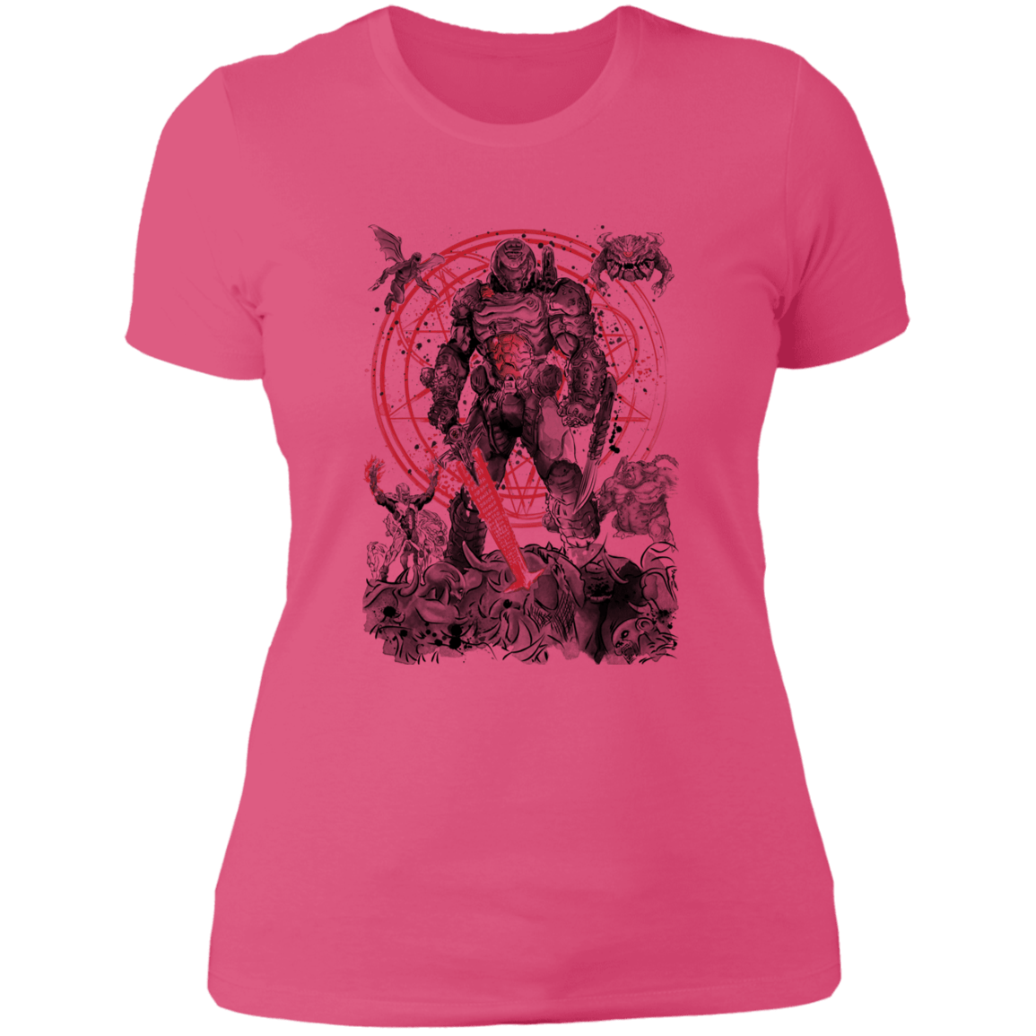 T-Shirts Hot Pink / S The Hell Walker Women's Premium T-Shirt
