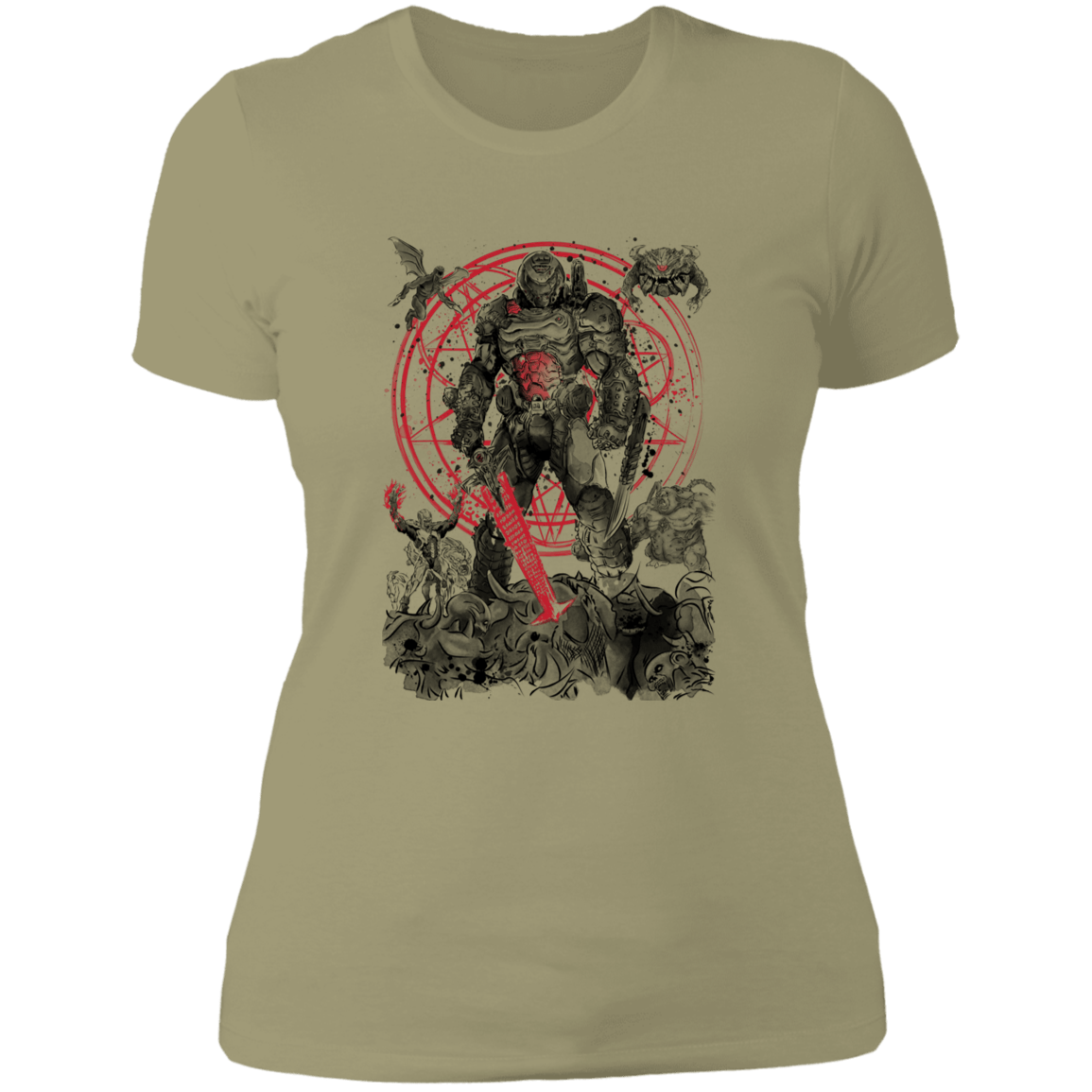 T-Shirts Light Olive / S The Hell Walker Women's Premium T-Shirt