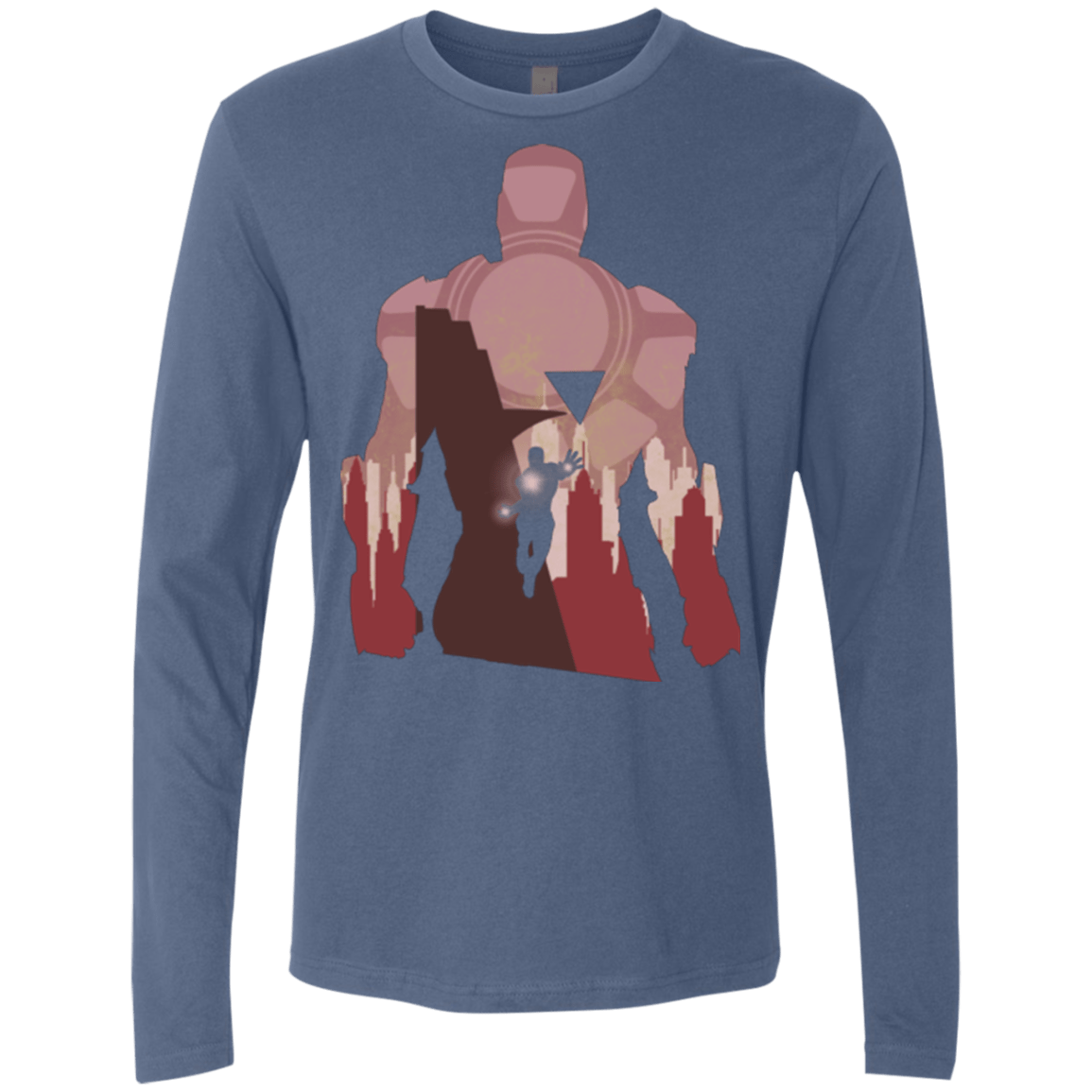 T-Shirts Indigo / Small The Heronnaire Men's Premium Long Sleeve