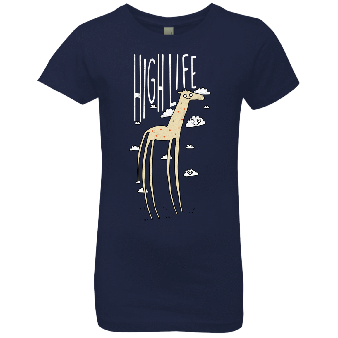 T-Shirts Midnight Navy / YXS The High Life Girls Premium T-Shirt