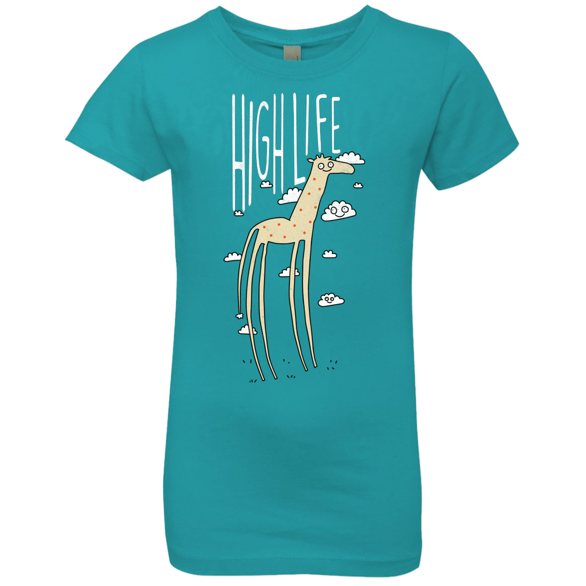 T-Shirts Tahiti Blue / YXS The High Life Girls Premium T-Shirt