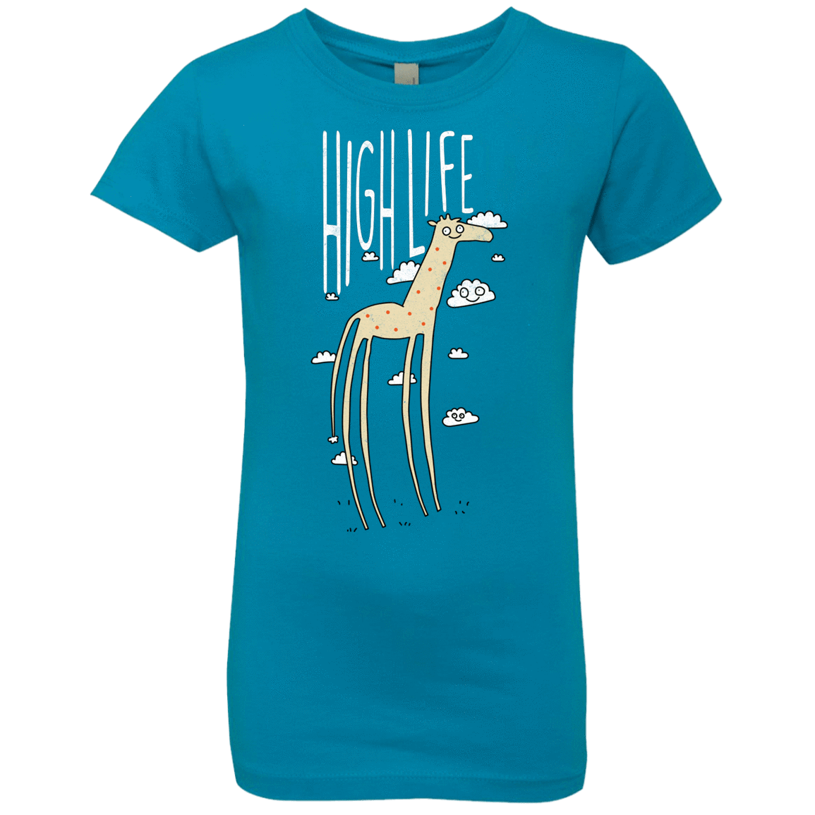 T-Shirts Turquoise / YXS The High Life Girls Premium T-Shirt