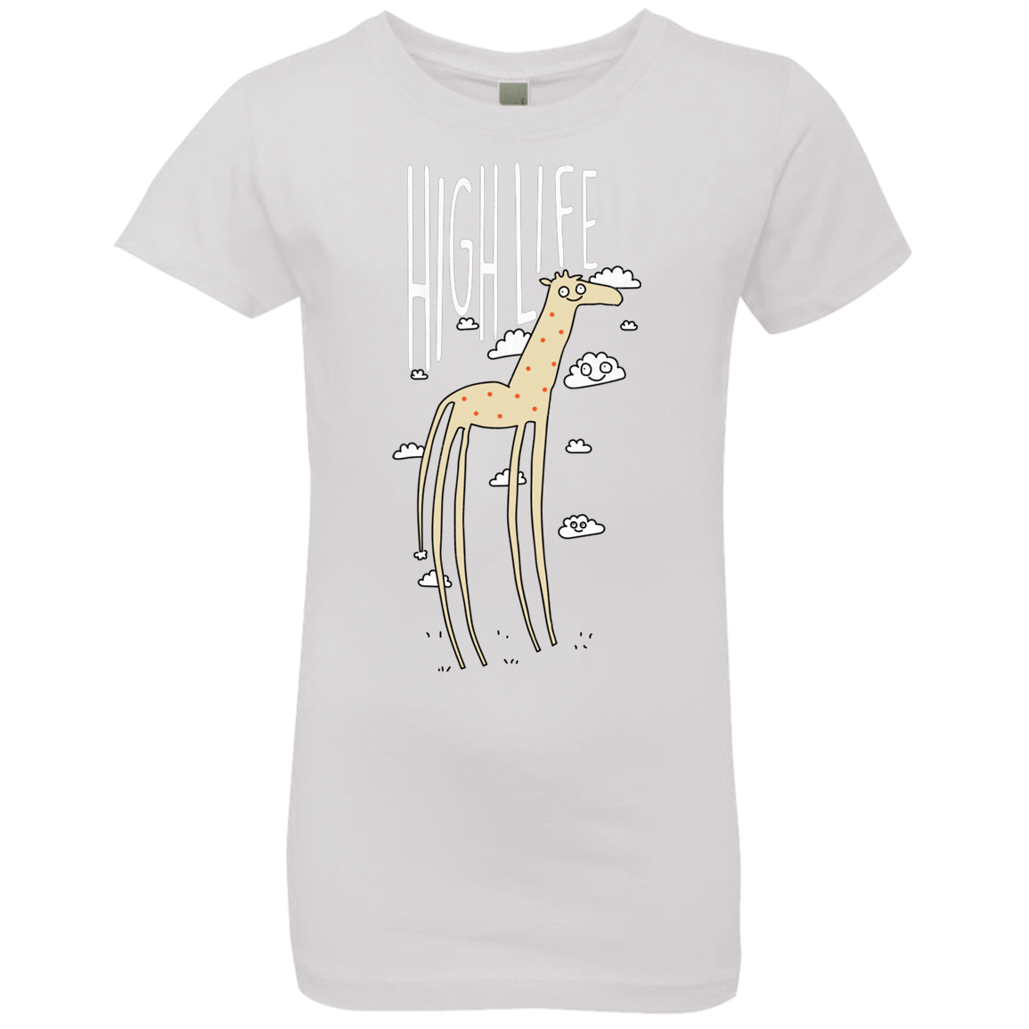 T-Shirts White / YXS The High Life Girls Premium T-Shirt