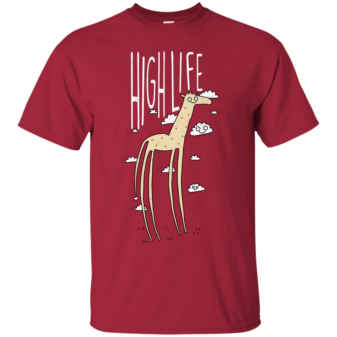 T-Shirts Cardinal / S The High Life T-Shirt