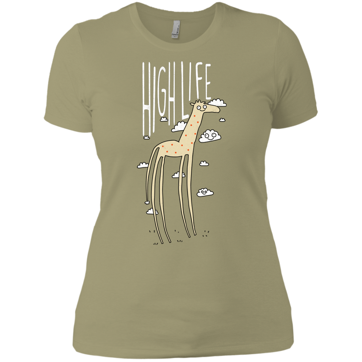 T-Shirts Light Olive / X-Small The High Life Women's Premium T-Shirt