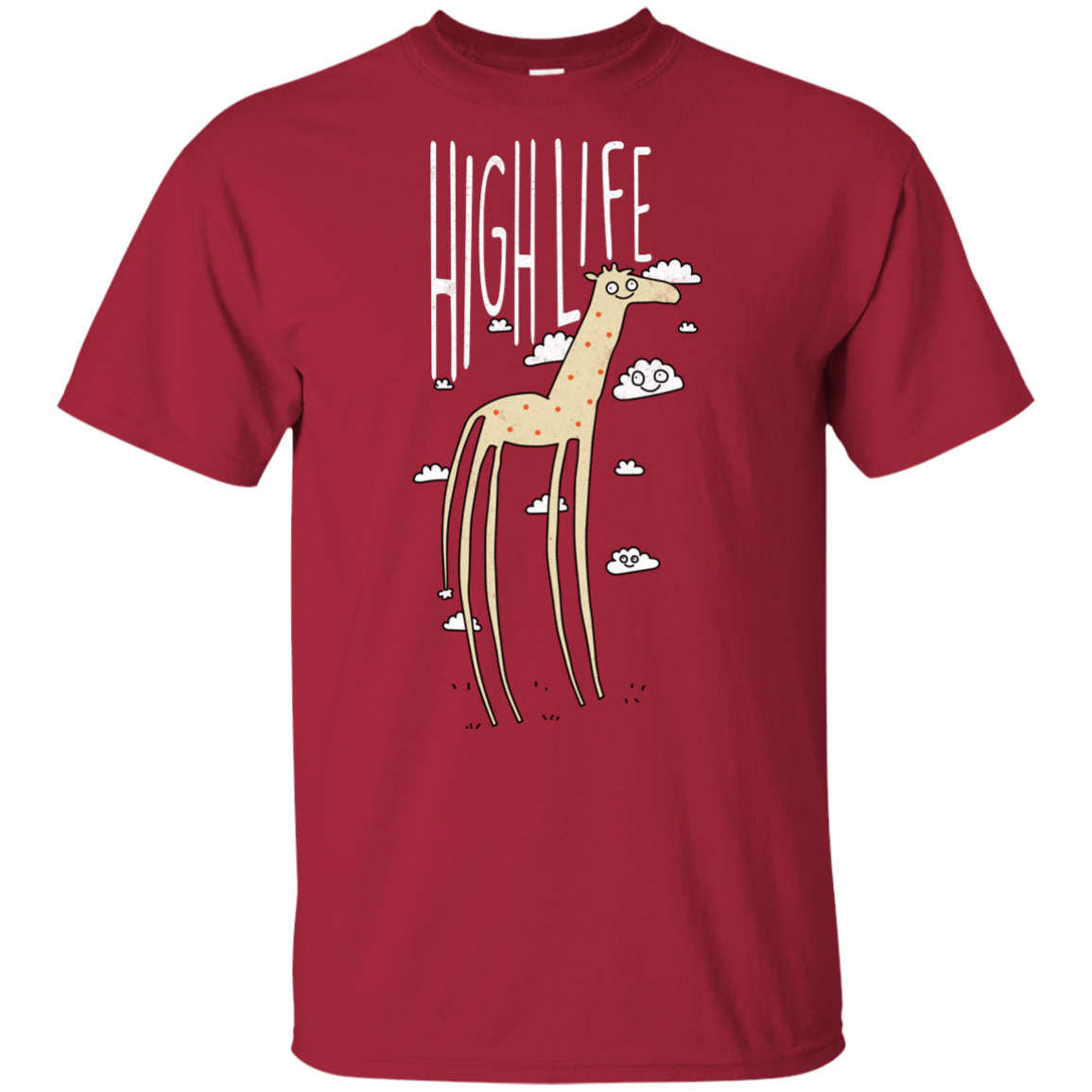 T-Shirts Cardinal / YXS The High Life Youth T-Shirt
