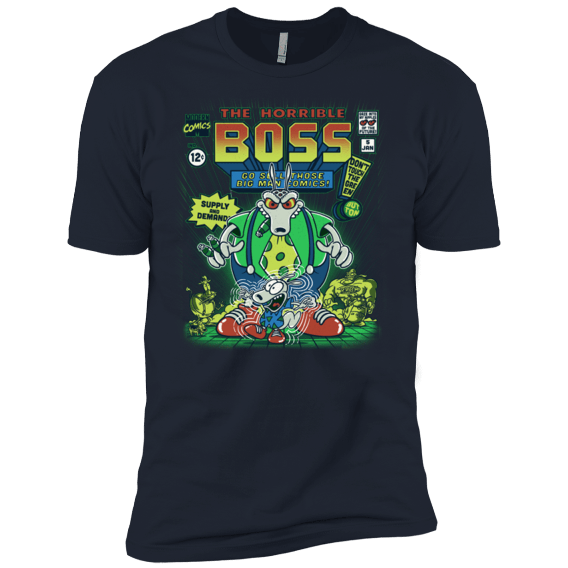 T-Shirts Midnight Navy / YXS The Horrible Boss Boys Premium T-Shirt