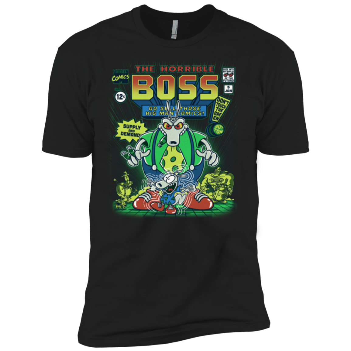 T-Shirts Black / X-Small The Horrible Boss Men's Premium T-Shirt