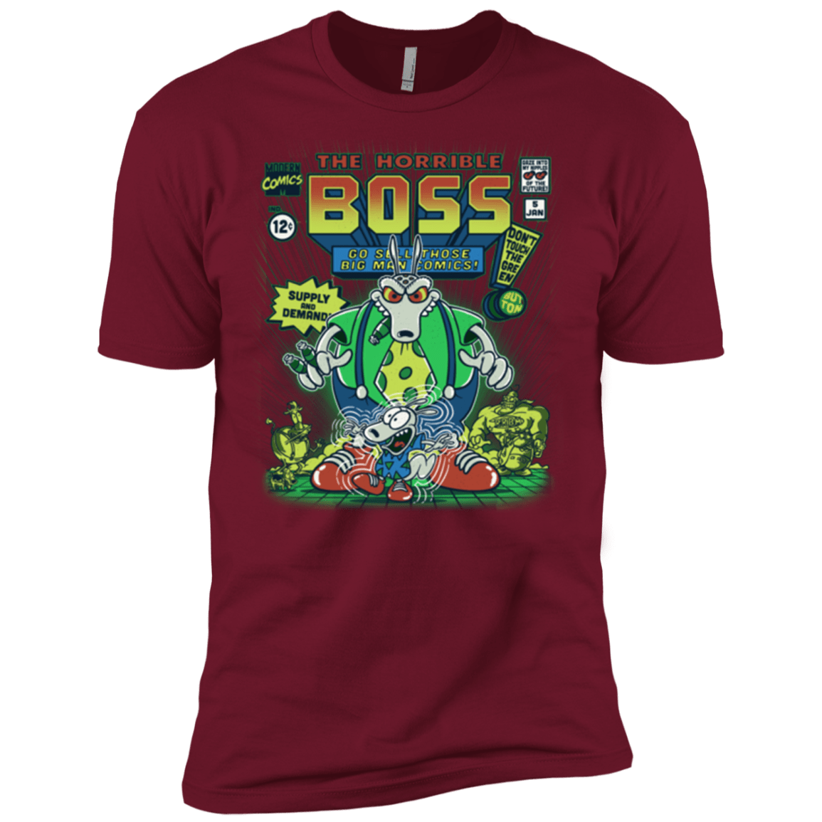 T-Shirts Cardinal / X-Small The Horrible Boss Men's Premium T-Shirt