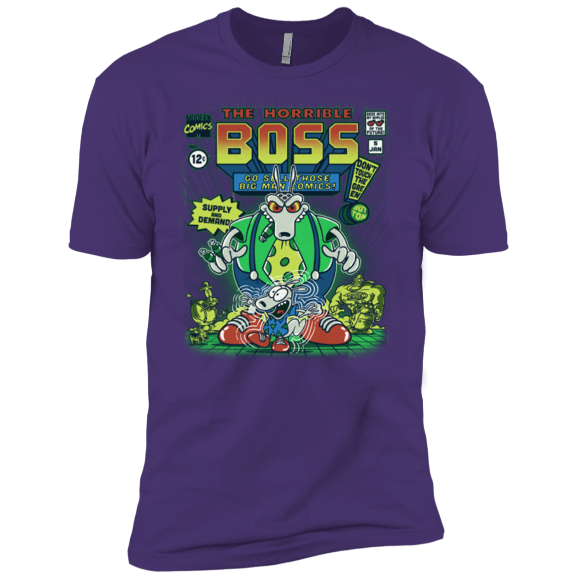 T-Shirts Purple / X-Small The Horrible Boss Men's Premium T-Shirt
