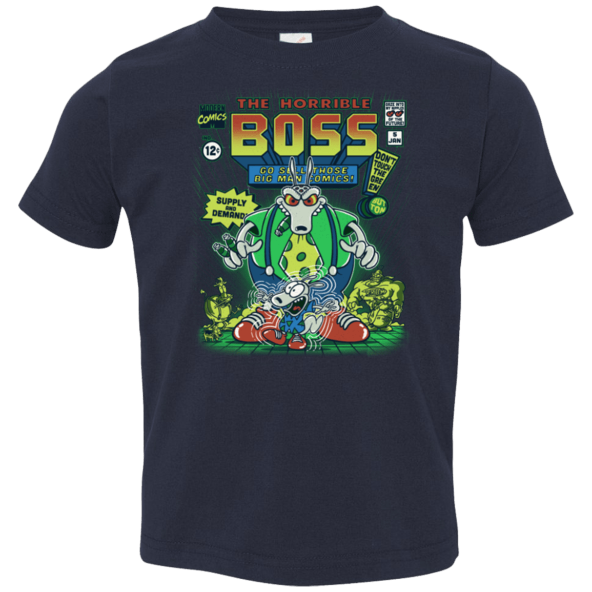 T-Shirts Navy / 2T The Horrible Boss Toddler Premium T-Shirt