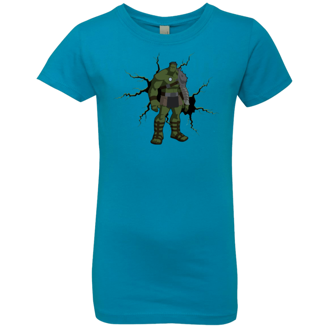 T-Shirts Turquoise / YXS The Hulk Girls Premium T-Shirt