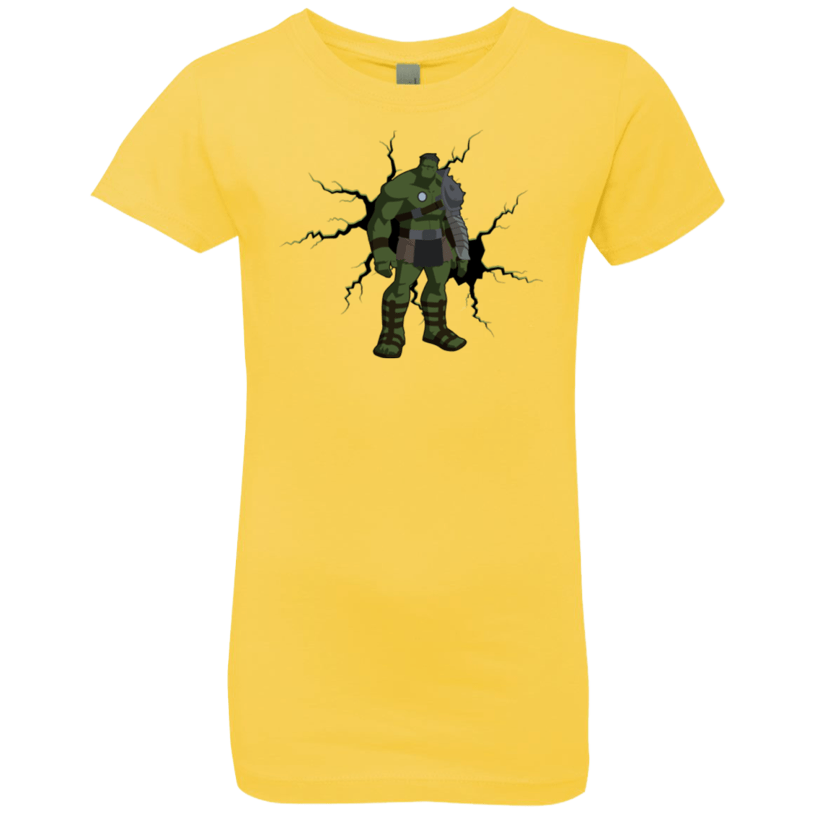 T-Shirts Vibrant Yellow / YXS The Hulk Girls Premium T-Shirt