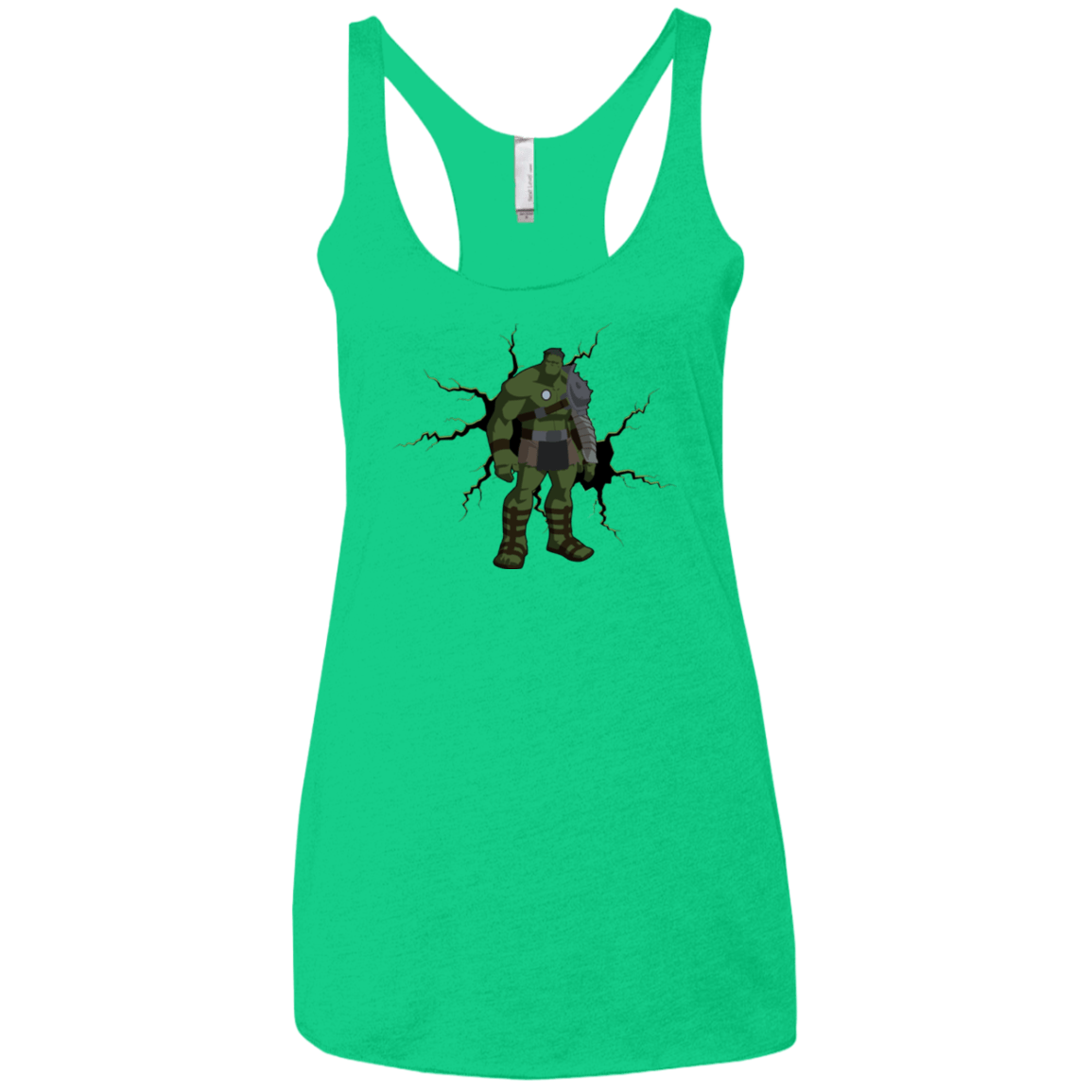 T-Shirts Envy / X-Small The Hulk Women's Triblend Racerback Tank