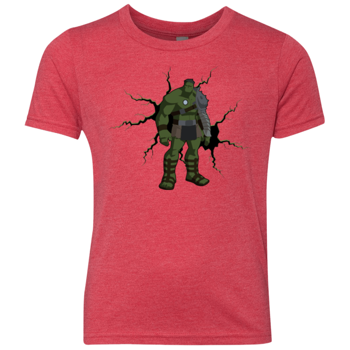 T-Shirts Vintage Red / YXS The Hulk Youth Triblend T-Shirt