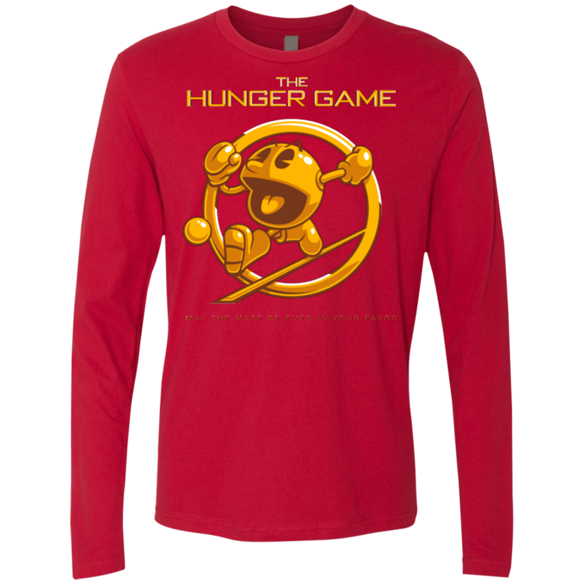 T-Shirts Red / Small The Hunger Game Men's Premium Long Sleeve