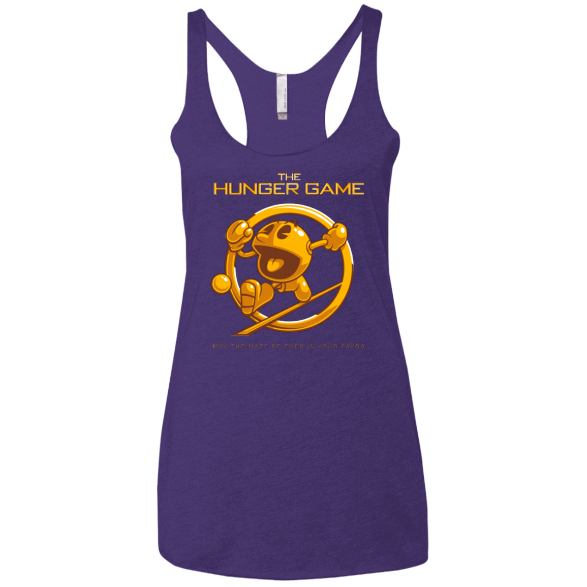 T-Shirts Purple / X-Small The Hunger Game Women's Triblend Racerback Tank