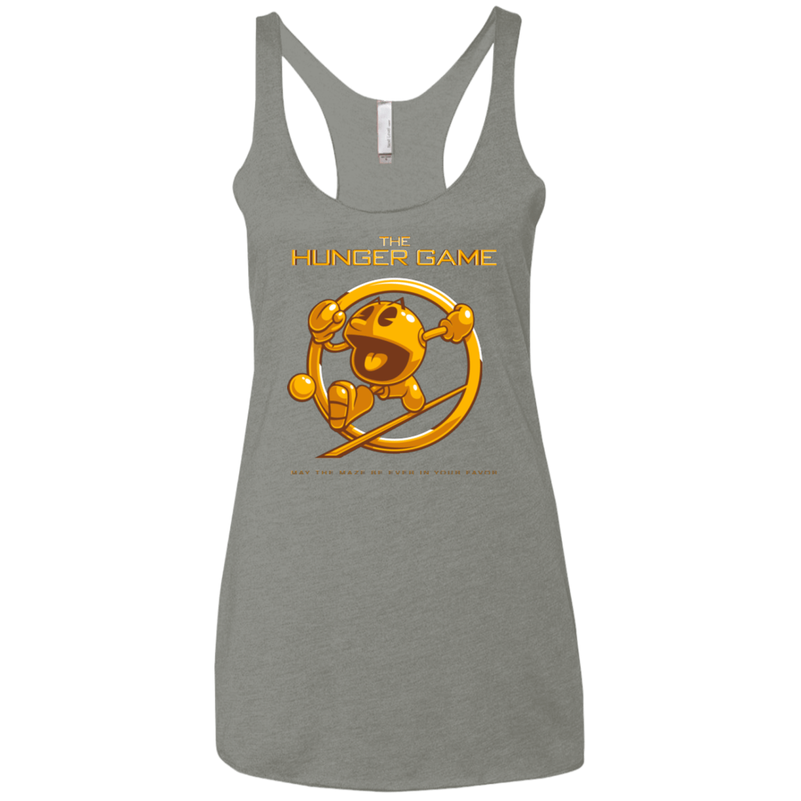 T-Shirts Venetian Grey / X-Small The Hunger Game Women's Triblend Racerback Tank