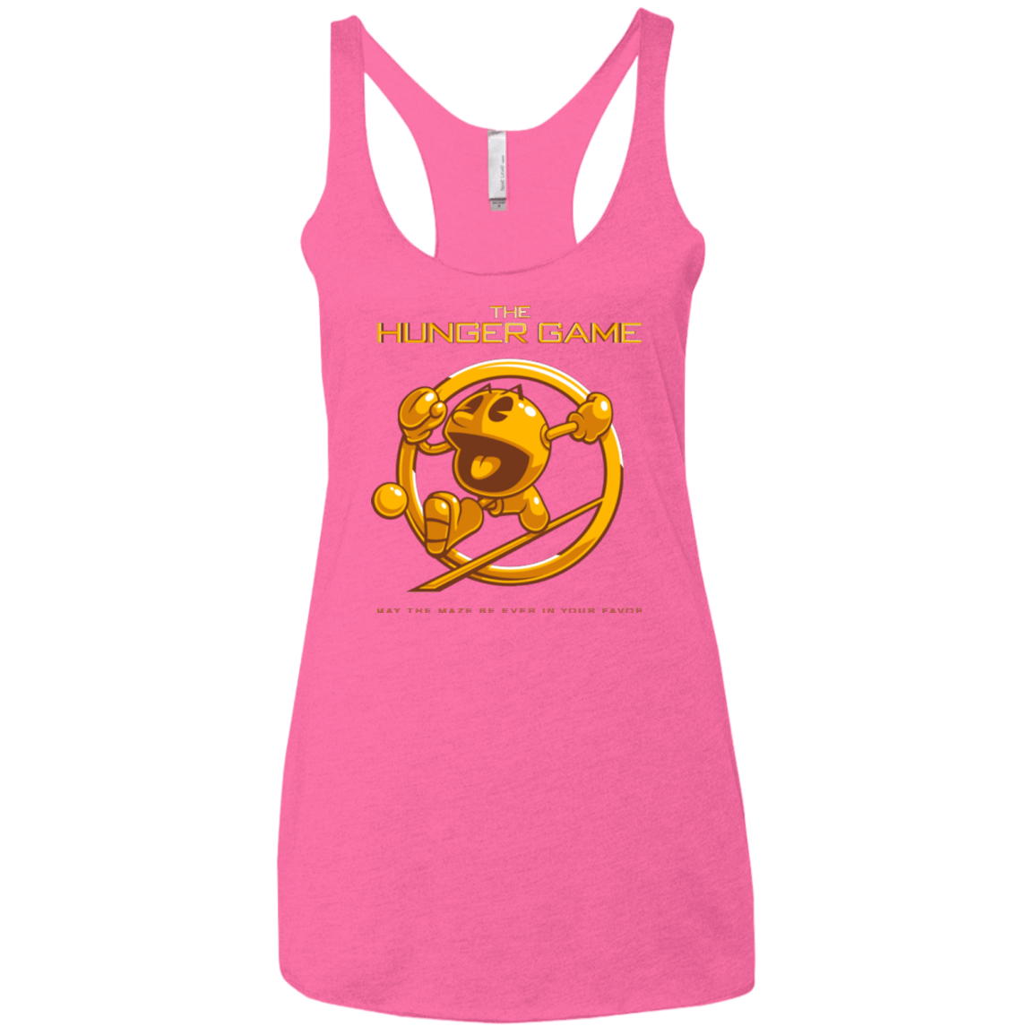 T-Shirts Vintage Pink / X-Small The Hunger Game Women's Triblend Racerback Tank