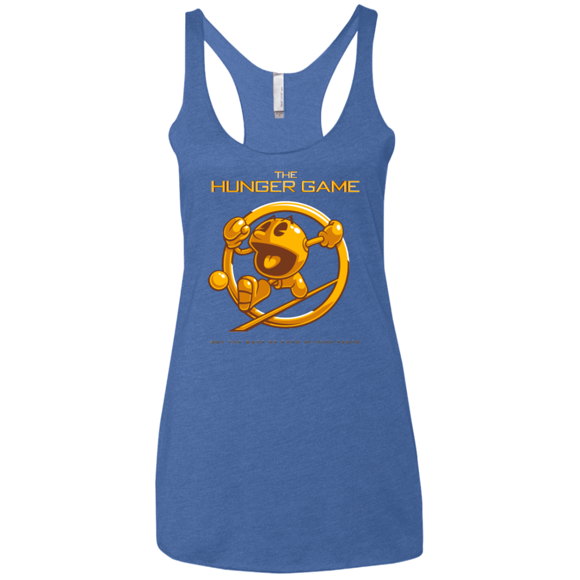 T-Shirts Vintage Royal / X-Small The Hunger Game Women's Triblend Racerback Tank