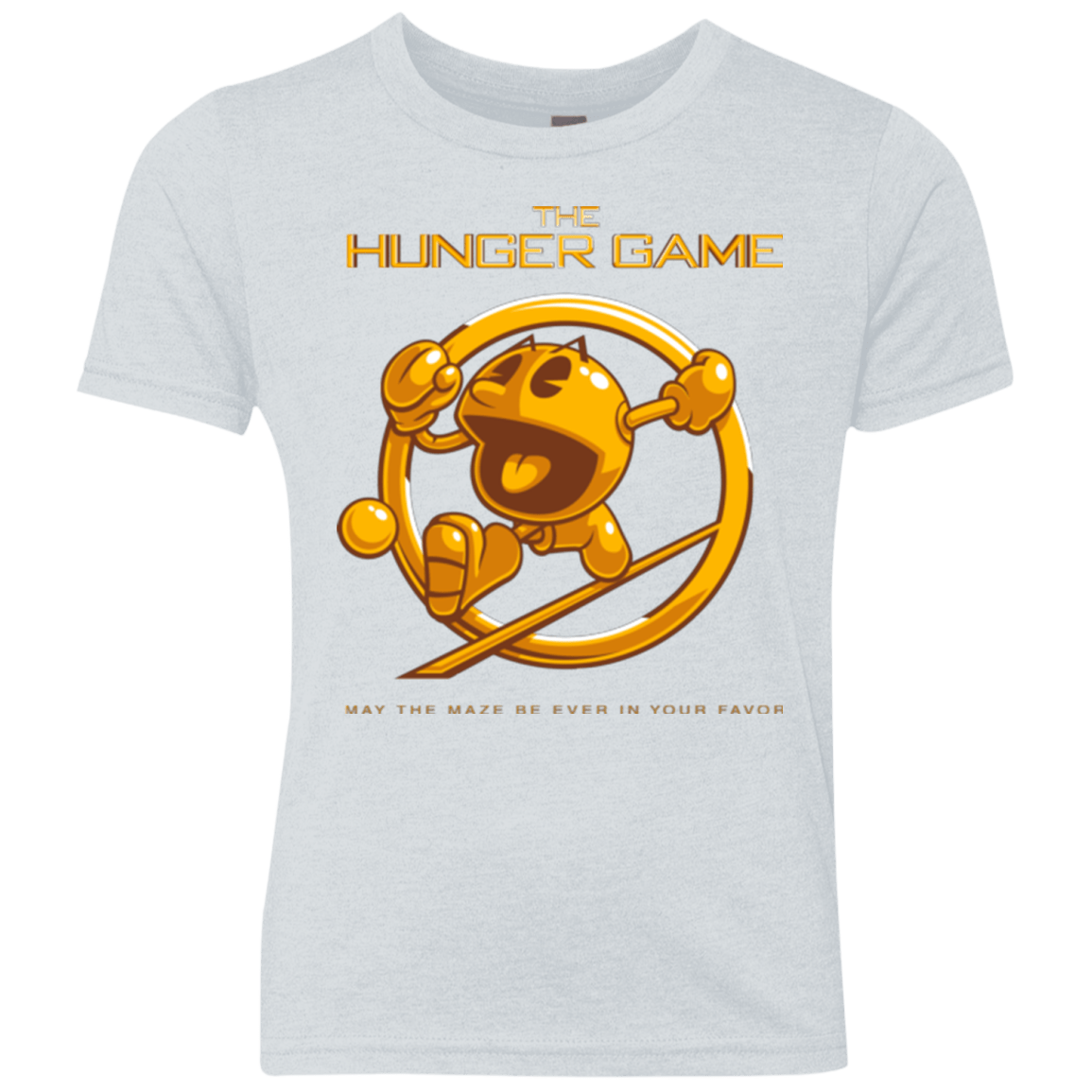T-Shirts Heather White / YXS The Hunger Game Youth Triblend T-Shirt