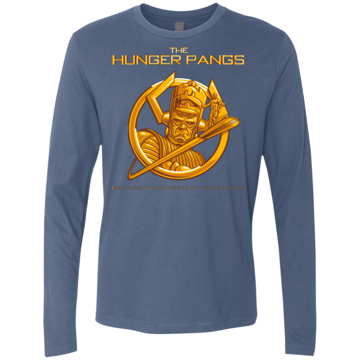 T-Shirts Indigo / Small The Hunger Pangs Men's Premium Long Sleeve