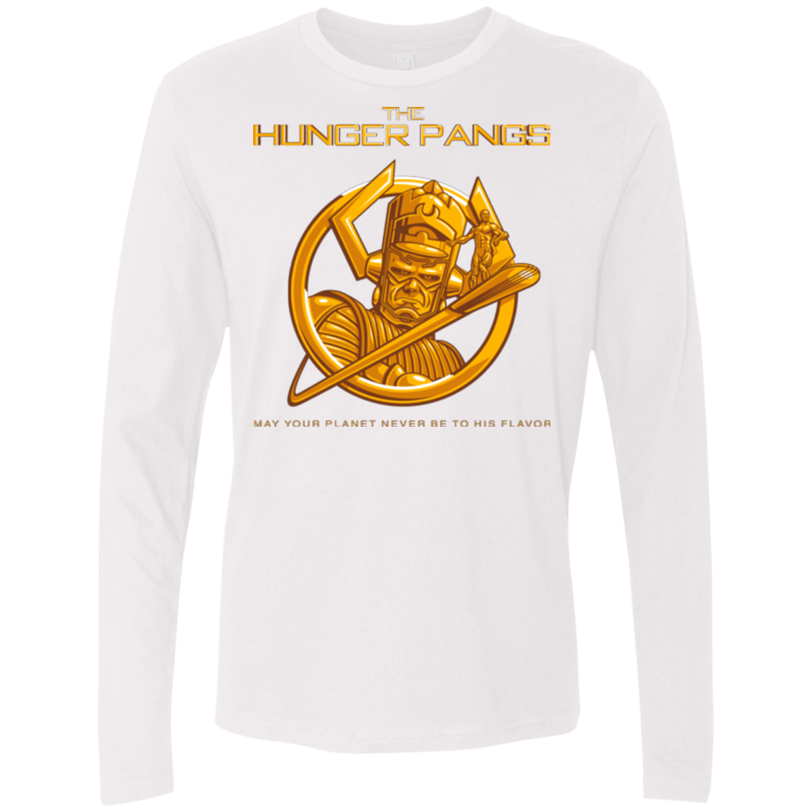 T-Shirts White / Small The Hunger Pangs Men's Premium Long Sleeve