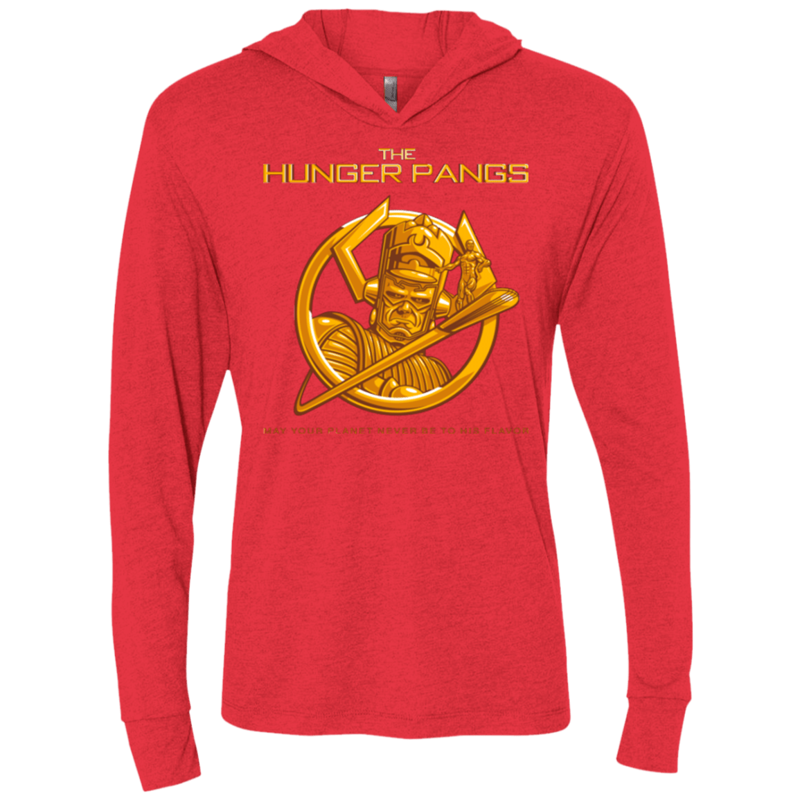 T-Shirts Vintage Red / X-Small The Hunger Pangs Triblend Long Sleeve Hoodie Tee