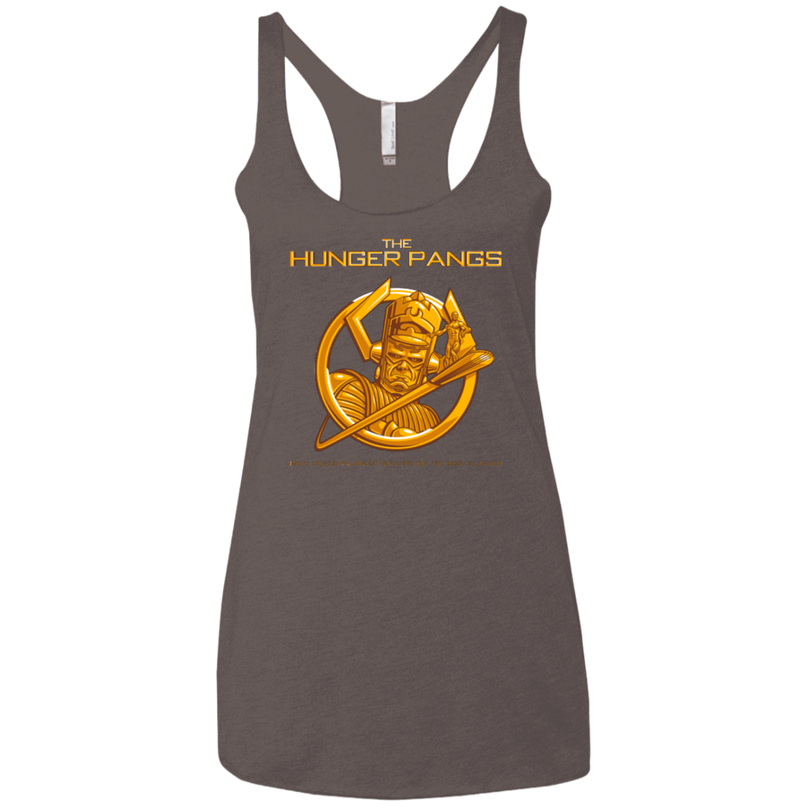 T-Shirts Macchiato / X-Small The Hunger Pangs Women's Triblend Racerback Tank