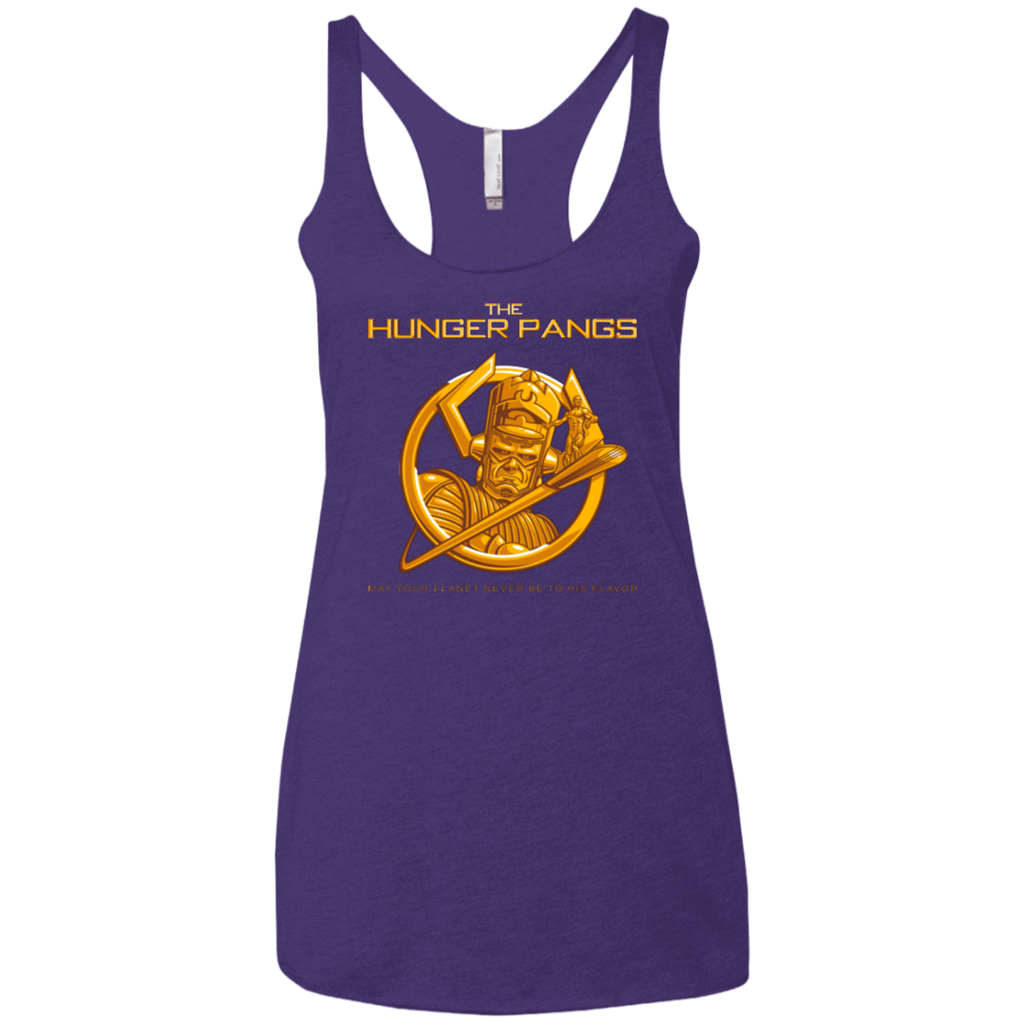 T-Shirts Purple / X-Small The Hunger Pangs Women's Triblend Racerback Tank