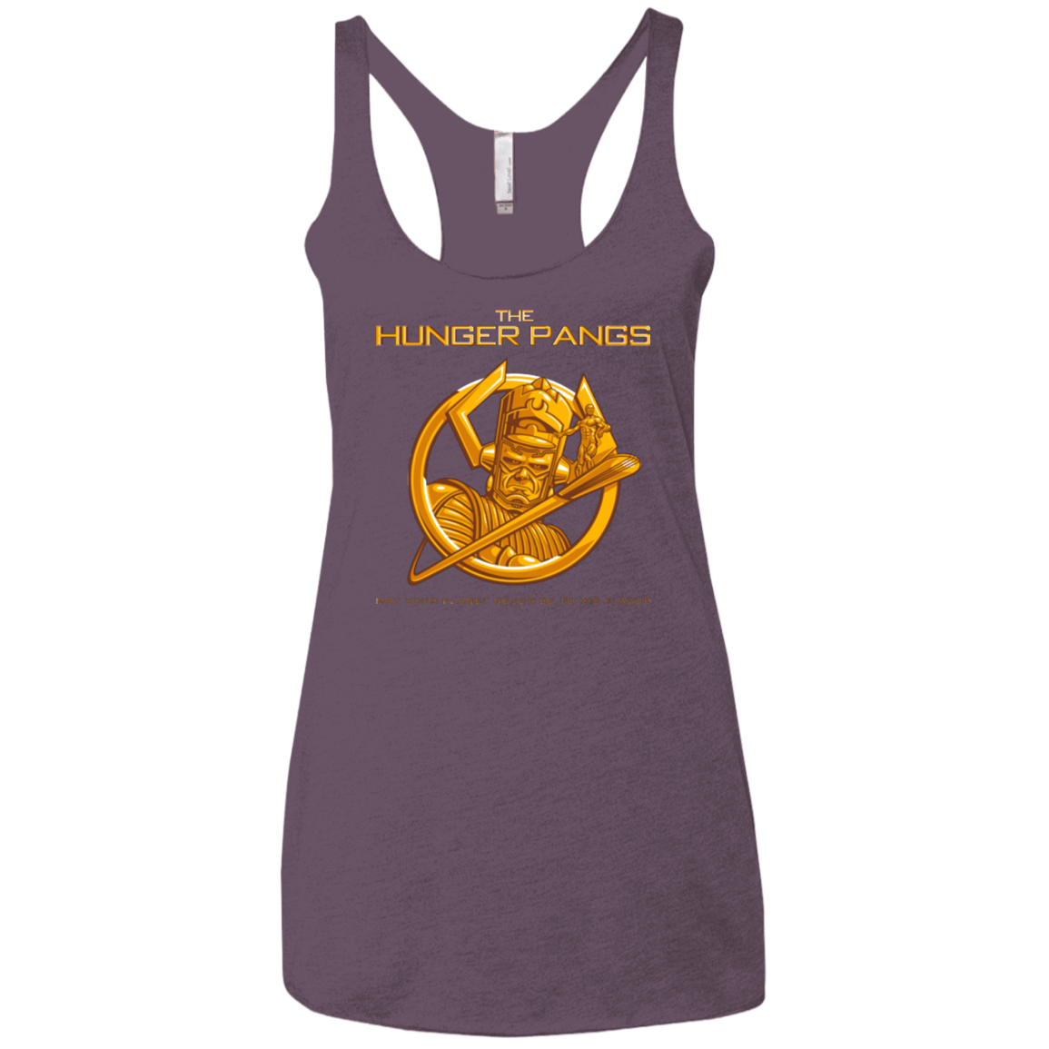 T-Shirts Vintage Purple / X-Small The Hunger Pangs Women's Triblend Racerback Tank
