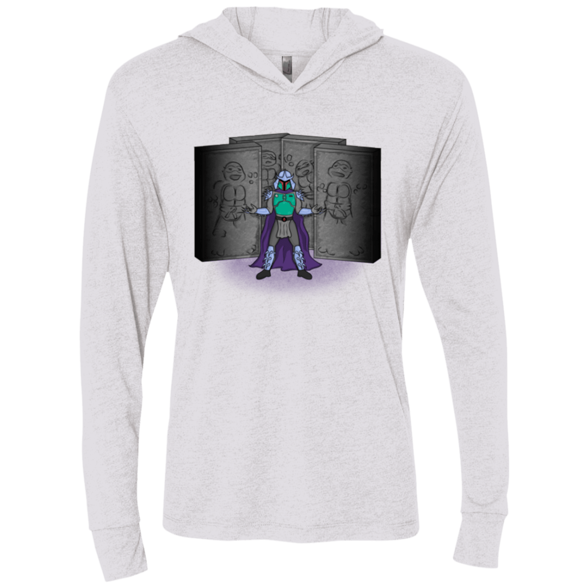 The Hunt Triblend Long Sleeve Hoodie Tee