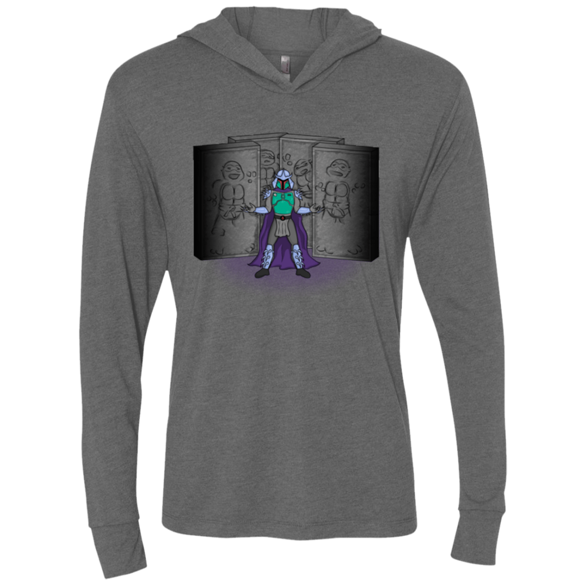The Hunt Triblend Long Sleeve Hoodie Tee
