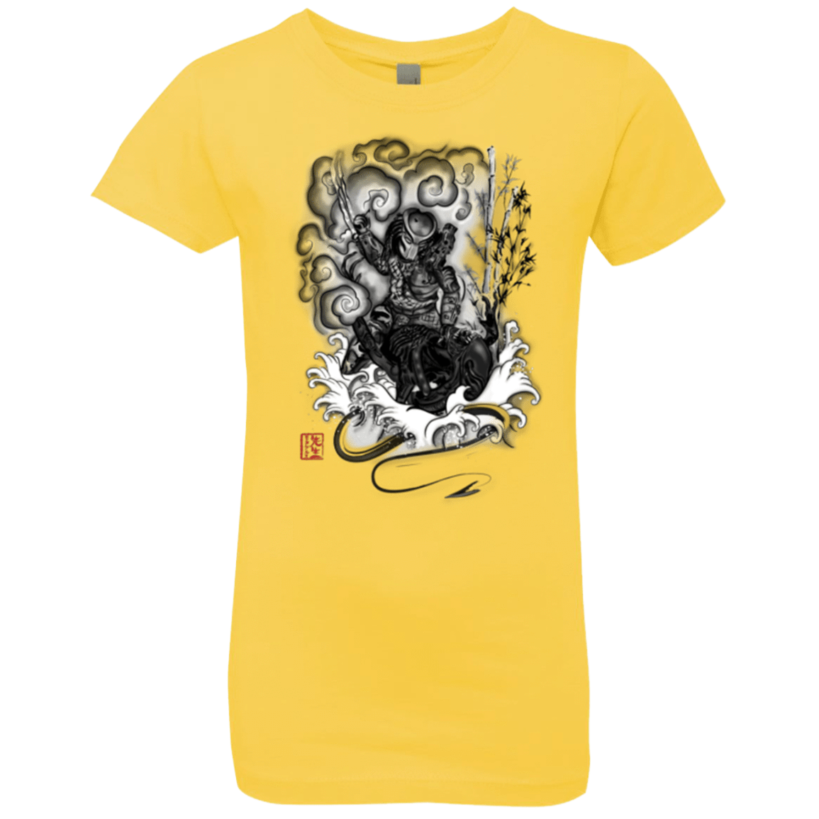 T-Shirts Vibrant Yellow / YXS The hunter and the demon Girls Premium T-Shirt
