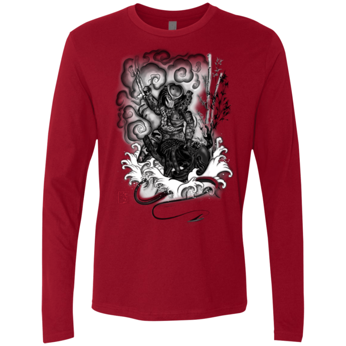 T-Shirts Cardinal / Small The hunter and the demon Men's Premium Long Sleeve
