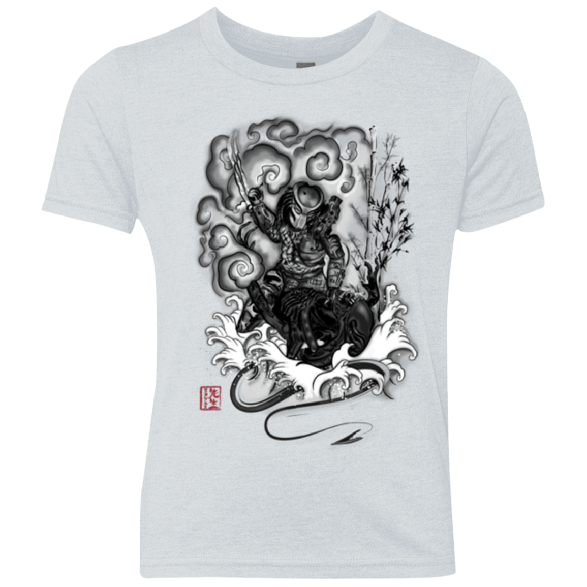 T-Shirts Heather White / YXS The hunter and the demon Youth Triblend T-Shirt