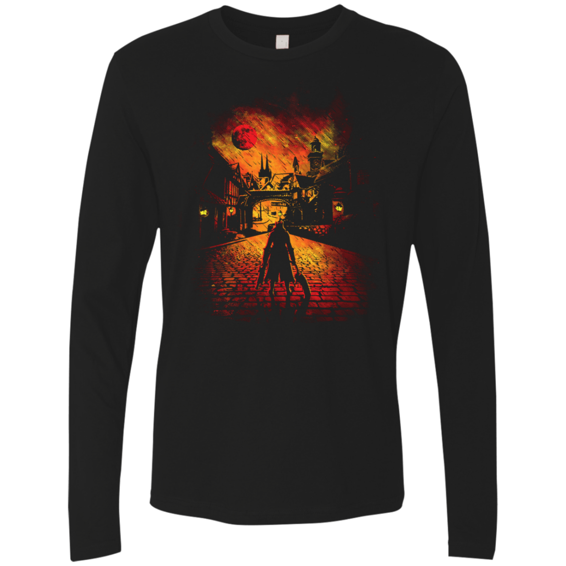 T-Shirts Black / S The Hunter Men's Premium Long Sleeve