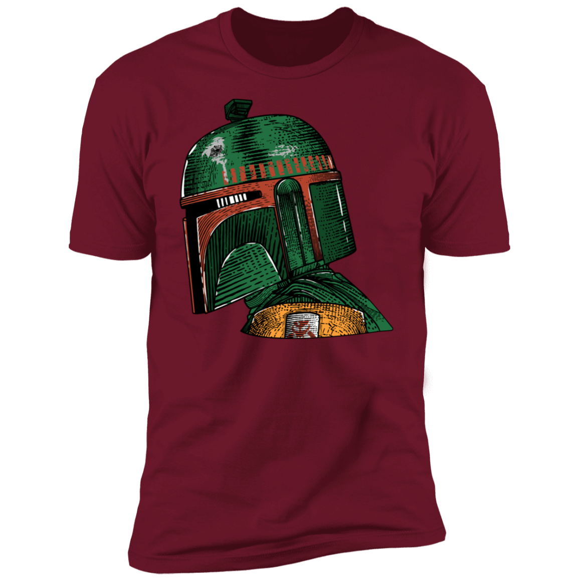 T-Shirts Cardinal / S The Hunter Profile Men's Premium T-Shirt