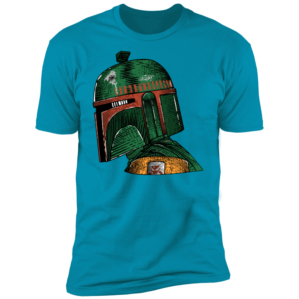 T-Shirts Turquoise / S The Hunter Profile Men's Premium T-Shirt