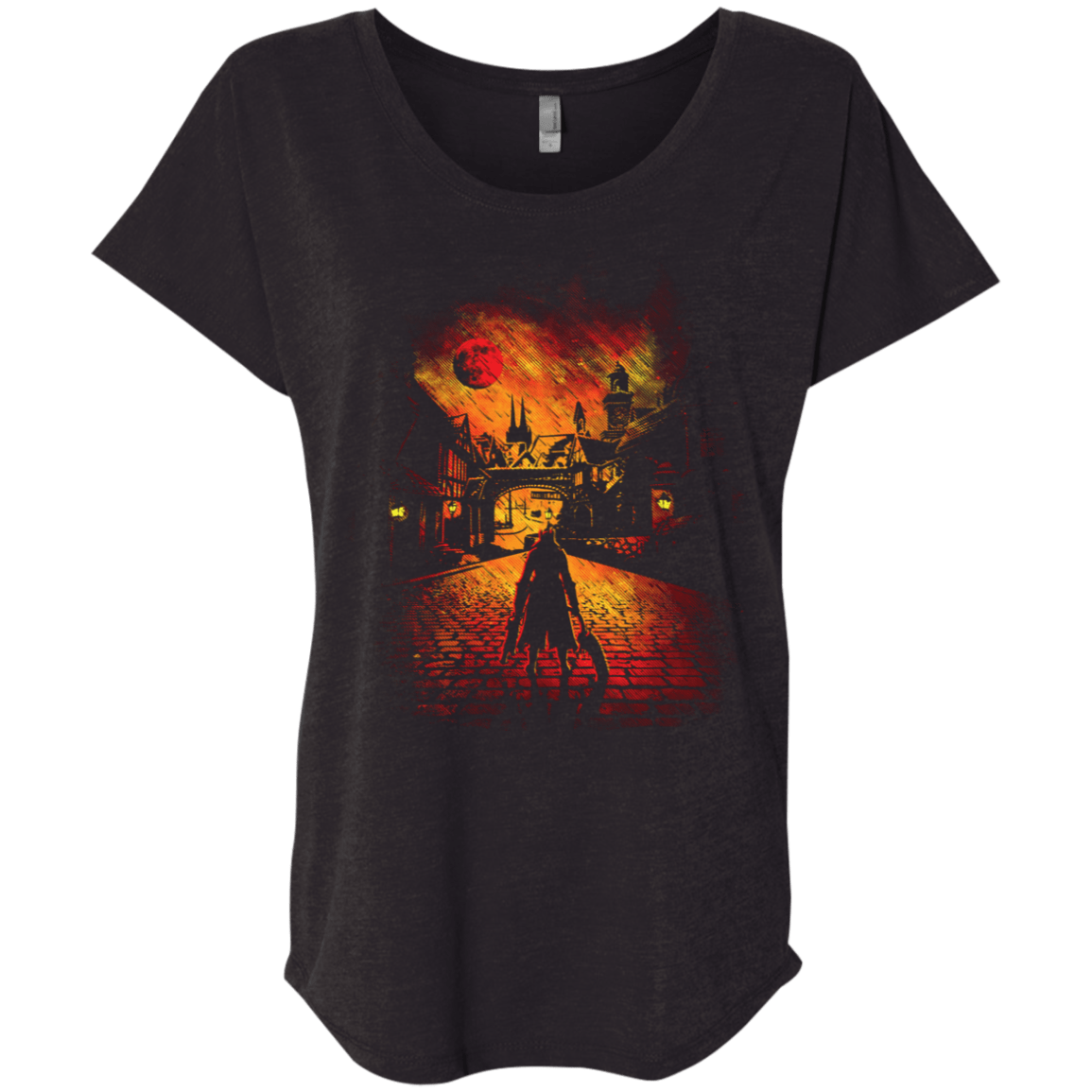 T-Shirts Vintage Black / X-Small The Hunter Triblend Dolman Sleeve