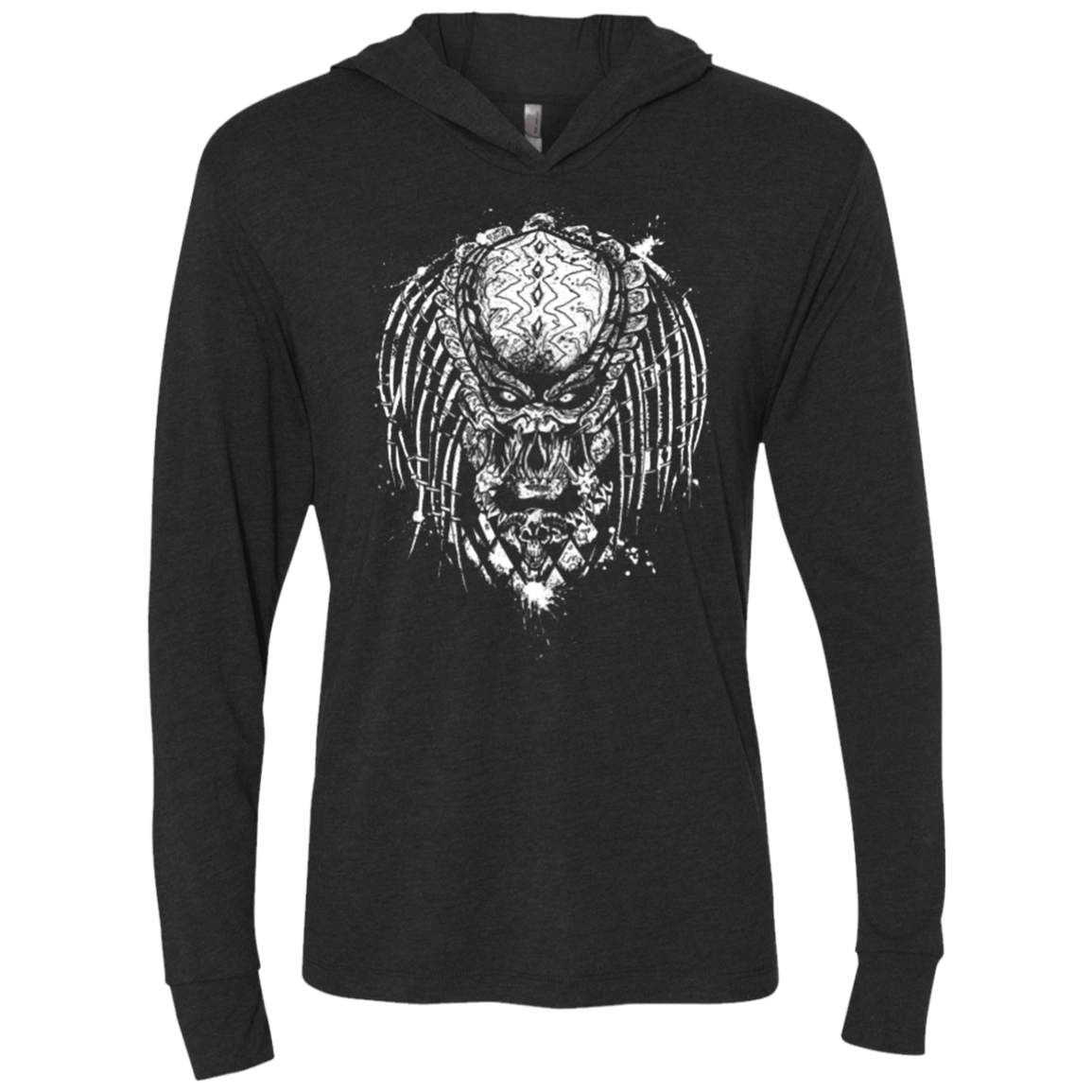 T-Shirts Vintage Black / X-Small The Hunter Triblend Long Sleeve Hoodie Tee